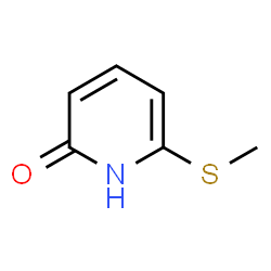 2(1H)-Pyridinone,6-(methylthio)-(9CI) structure