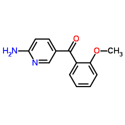 (6-Aminopyridin-3-yl)(2-methoxyphenyl)methanone Structure