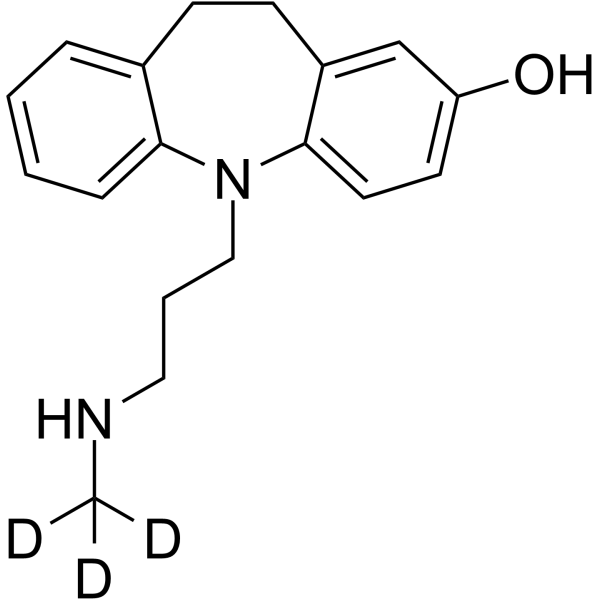 2-Hydroxy Desipramine-d3结构式