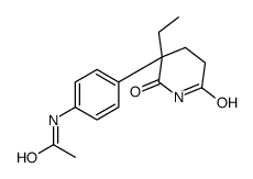 N-[4-[(3R)-3-ethyl-2,6-dioxopiperidin-3-yl]phenyl]acetamide结构式