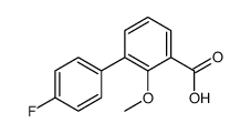 3-(4-fluorophenyl)-2-methoxybenzoic acid Structure