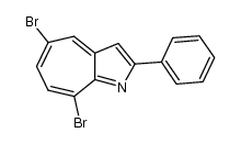 5,8-dibromo-2-phenyl-1-aza-azulene Structure