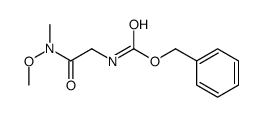 N-ALPHA-CBZ-GLYCINE N-METHOXY-N-METHYLAMIDE Structure