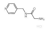 2-Amino-N-(4-pyridinylmethyl)acetamide hydrochloride Structure