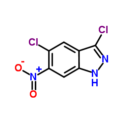 3,5-Dichloro-6-nitro-1H-indazole Structure
