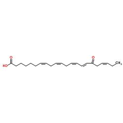 17-oxo-7(Z),10(Z),13(Z),15(E),19(Z)-Docosapentaenoic Acid structure