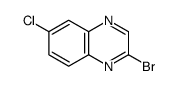 2-Bromo-6-chloroquinoxaline Structure