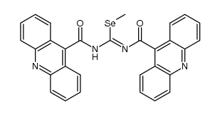 methyl N,N'-di(acridin-9-ylcarbonyl)-imidoselenocarbamate Structure