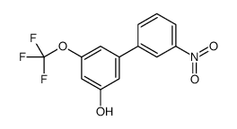 3-(3-nitrophenyl)-5-(trifluoromethoxy)phenol Structure