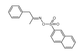 1-phenylpropan-2-one O-naphthalen-2-ylsulfonyl oxime结构式