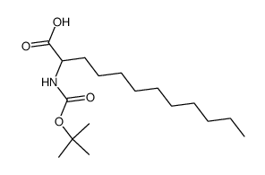 N-Boc-2-(R/S)-aminododecanoic acid结构式