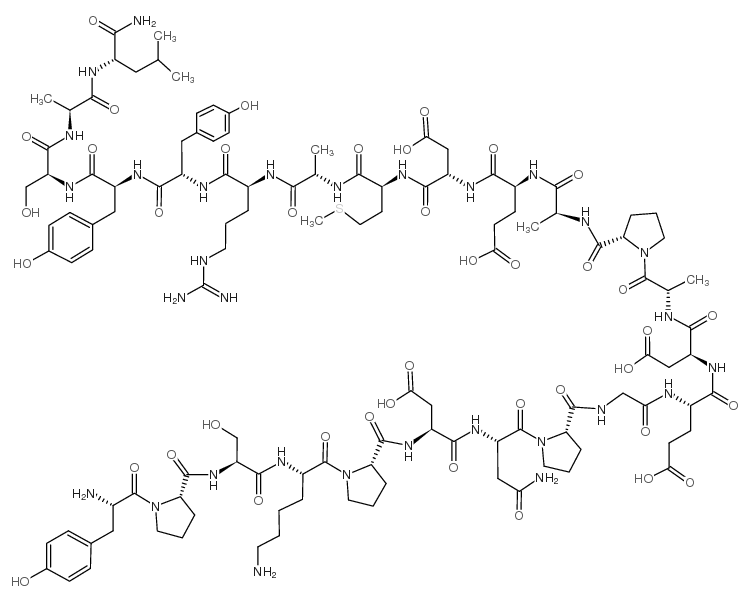 Neuropeptide Y (1-24) amide (human, rat) trifluoroacetate salt Structure