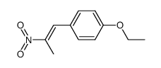 Benzene, 1-ethoxy-4-(2-nitro-1-propenyl)-, (E)- (9CI)结构式