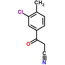 3-(3-Chloro-4-methylphenyl)-3-oxopropanenitrile Structure