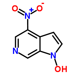 4-Nitro-1H-pyrrolo[2,3-c]pyridin-1-ol结构式