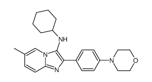 N-Cyclohexyl-6-Methyl-2-[4-(4-Morpholinyl]-imidazo[1,2-a]pyridin-3-amine picture