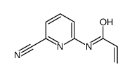 N-(6-CYANOPYRIDIN-2-YL)ACRYLAMIDE Structure
