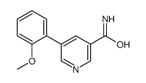 5-(2-methoxyphenyl)pyridine-3-carboxamide Structure