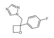 1-[[2-(4-fluorophenyl)oxetan-2-yl]methyl]-1,2,4-triazole结构式