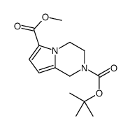 2-O-tert-butyl 6-O-methyl 3,4-dihydro-1H-pyrrolo[1,2-a]pyrazine-2,6-dicarboxylate picture