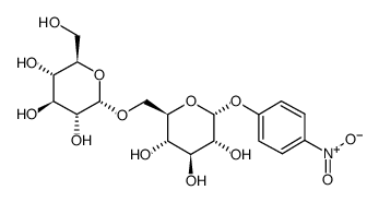 4-Nitrophenyl6-O-(a-D-glucopyranosyl)-a-D-glucopyranoside Structure