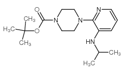 4-(3-(异丙基氨基)吡啶-2-基)哌嗪-1-羧酸叔丁酯结构式