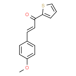 (2E)-3-(4-methoxyphenyl)-1-(thiophen-2-yl)prop-2-en-1-one Structure