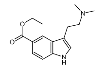 ethyl 3-[2-(dimethylamino)ethyl]-1H-indole-5-carboxylate结构式