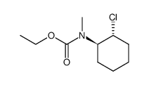 ((1R,2R)-2-Chloro-cyclohexyl)-methyl-carbamic acid ethyl ester Structure