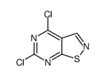 4,6-二氯异噻唑并[5,4-d]嘧啶结构式