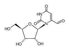 1-(β-D-ribofuranosyl)uracil-6-carboxaldehyde Structure