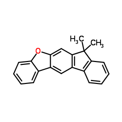 7,7-Dimethyl-7H-benzo[b]fluoreno[3,2-d]furan结构式