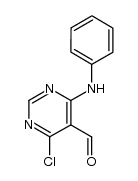 4-chloro-6-(phenylamino)pyrimidine-5-carbaldehyde Structure