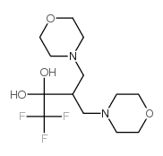 2,2-Butanediol,1,1,1-trifluoro-4-(4-morpholinyl)-3-(4-morpholinylmethyl)-结构式