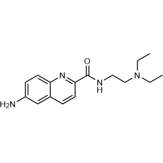 6-Amino-N-(2-(diethylamino)ethyl)quinoline-2-carboxamide Structure