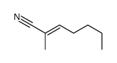 2-methylhept-2-enenitrile结构式