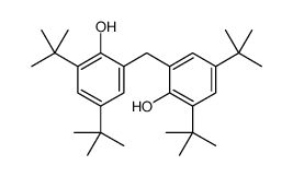 双(3,5-二叔丁基-2-羟基苯基)甲烷结构式