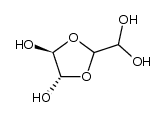 1,3-Dioxolane-4,5-diol,2-(dihydroxymethyl)- Structure