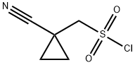 (1-Cyanocyclopropyl)methanesulfonyl chloride Structure