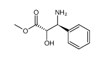 methyl (2S,3S)-phenylisoserine结构式