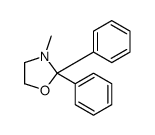 3-methyl-2,2-diphenyl-1,3-oxazolidine结构式