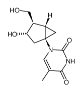 (S)-Methanocarba-Thymidine结构式