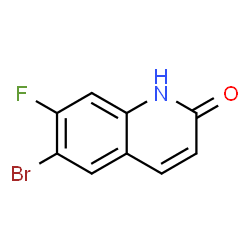 6-Bromo-7-fluoroquinolin-2(1H)-one Structure
