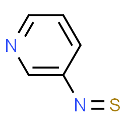 Pyridine, 3-(thionitroso)- (9CI) Structure