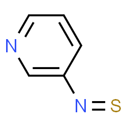 Pyridine, 3-(thionitroso)- (9CI) structure