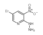 5-Bromo-2-hydrazino-3-nitropyridine structure