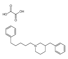 3-benzyl-1-(5-phenylpentyl)piperidine,oxalic acid Structure