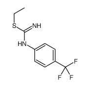 S-ethyl N-(4-(trifluoromethyl)phenyl)isothiourea结构式