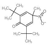 2,5-Cyclohexadien-1-one,2,6-bis(1,1-dimethylethyl)-4-methyl-4-nitro- structure