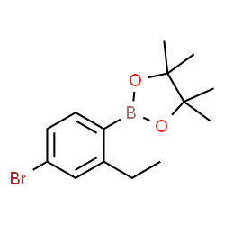 4-Bromo-2-ethylphenylboronic acid pinacol ester结构式